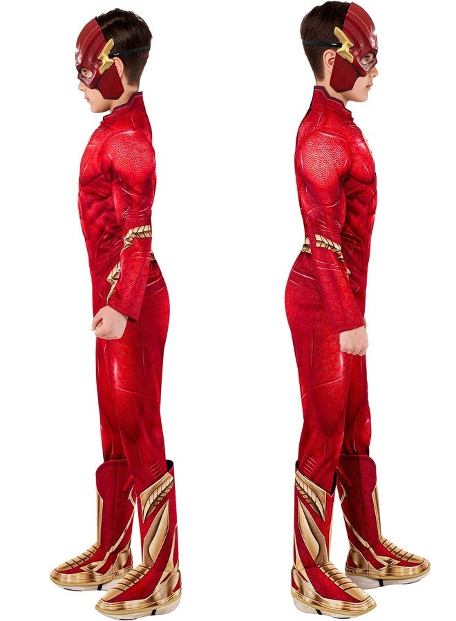 Rubies DC The Flash Movie: The Flash Deluxe Costume for Kids, Boy's Large - Image 3